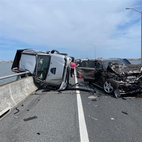 maryland car accident at bridge